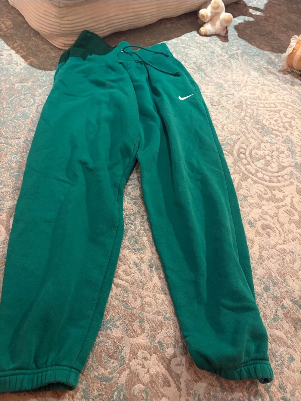 Nike Teal Green Fleece Joggers